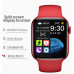 HB PLUS HW22 PRO Waterproof Smart Watch 1.75 Inch Display All Health Tracking Touch Screen (Red)